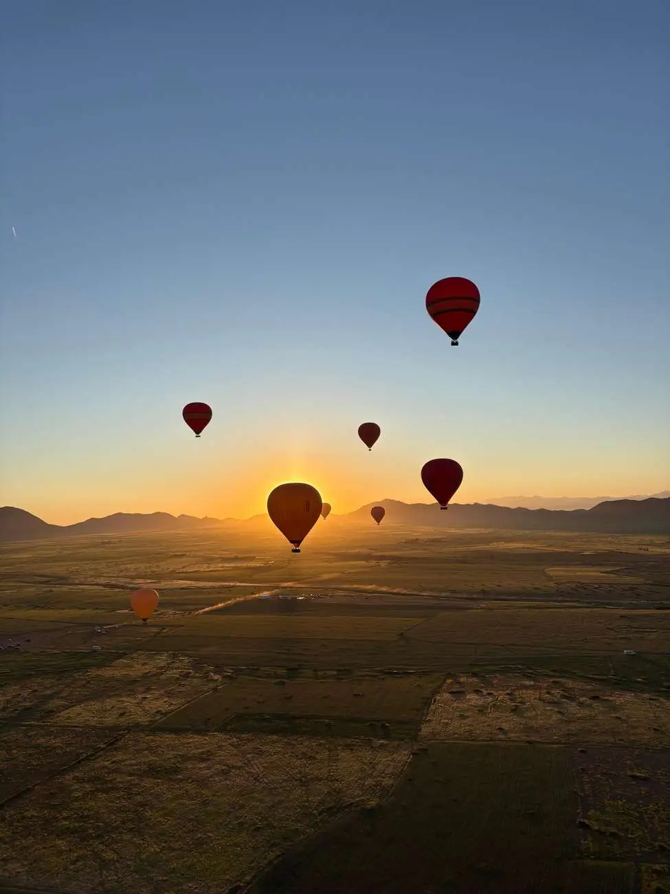 Hot Air Balloon over Marrakech